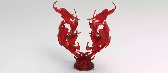 Blood fountain splash 1