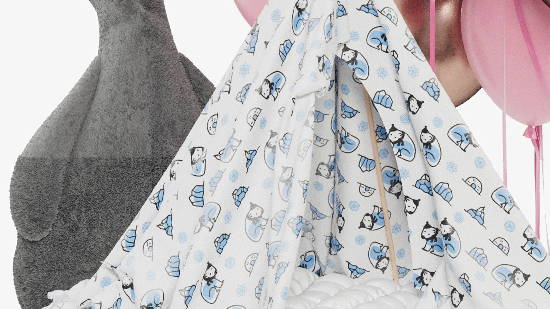 A set of toys for a child room or a toy store 3D model_5