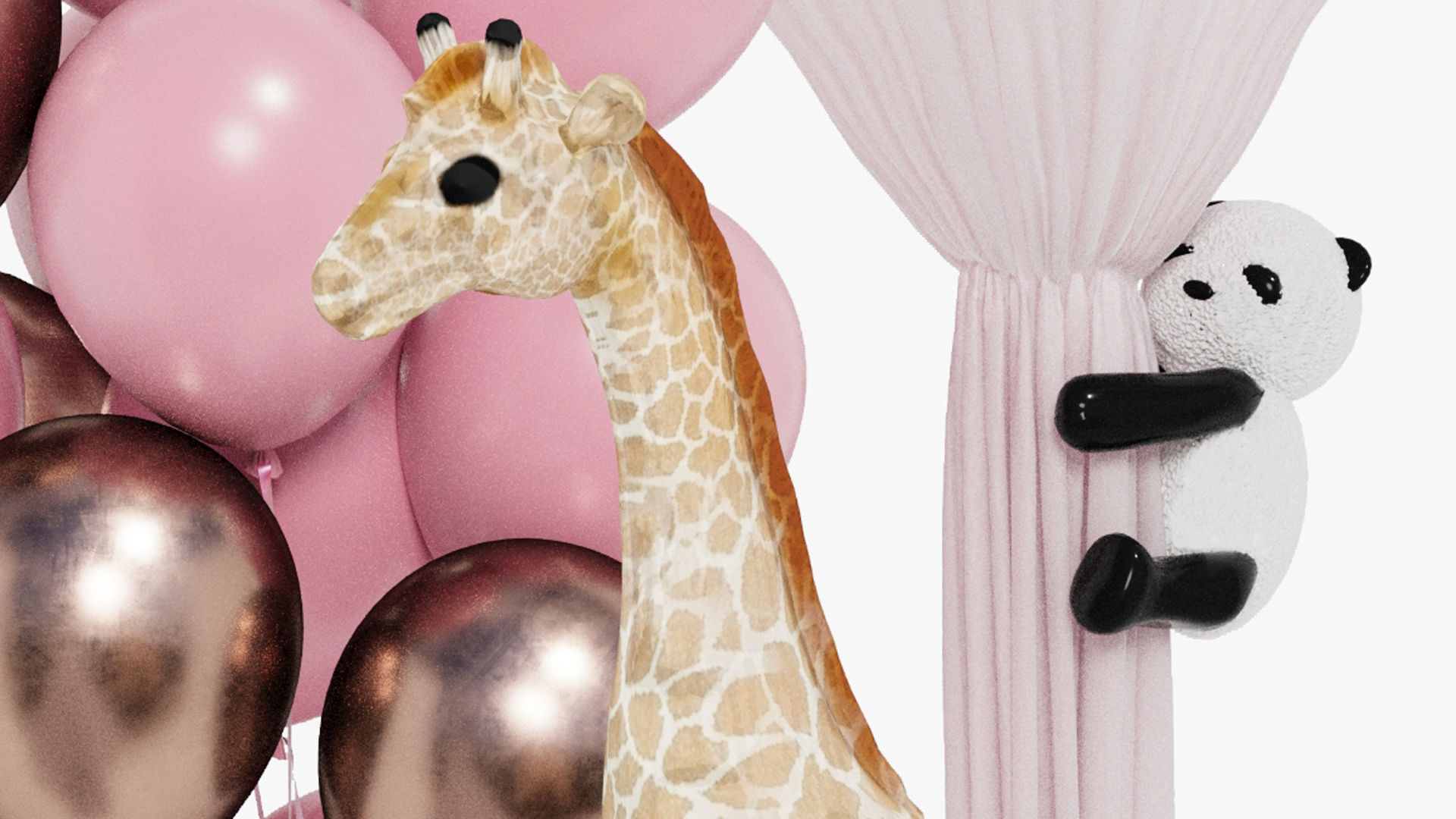 A set of toys for a child room or a toy store 3D model_6