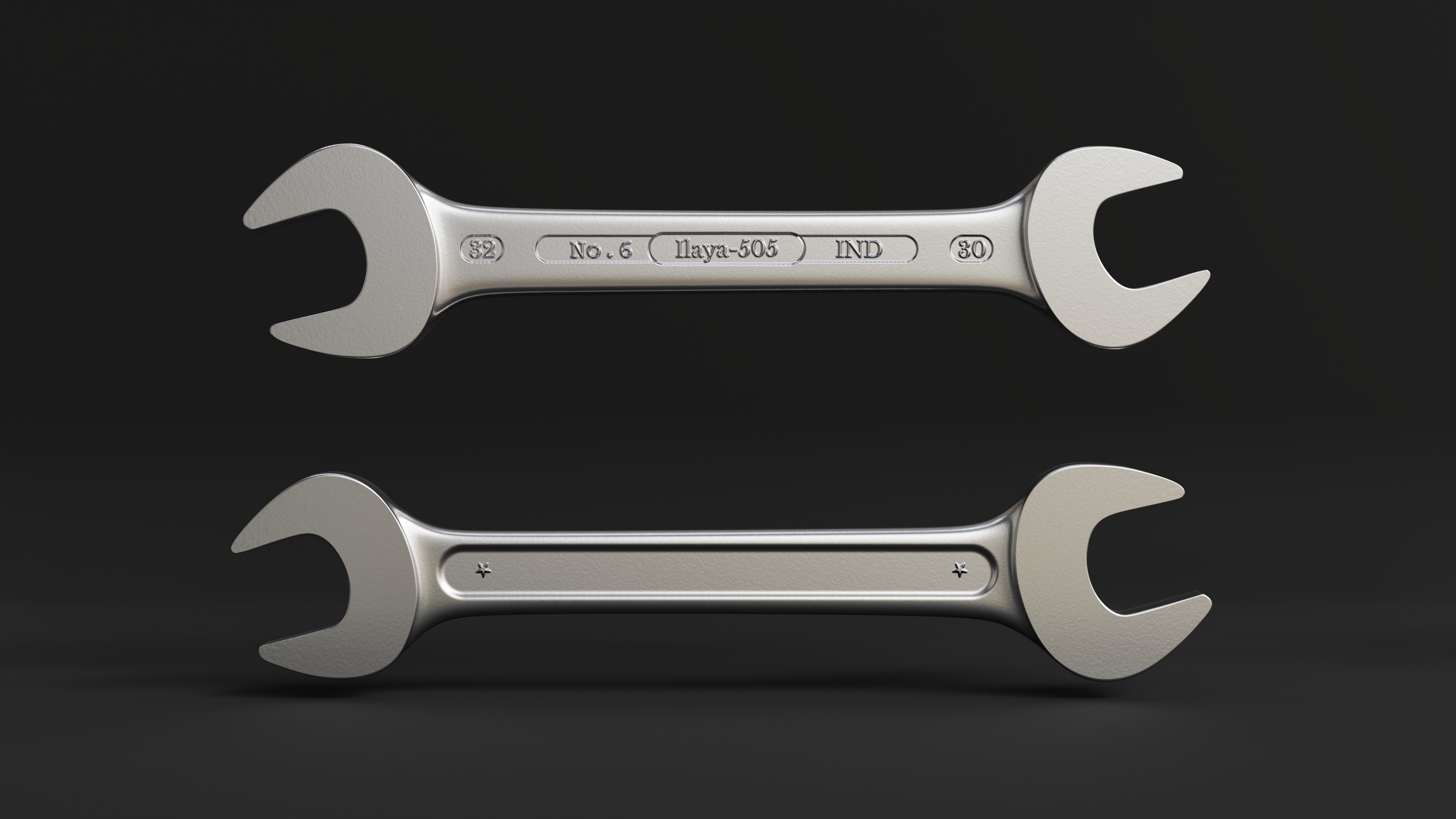 Spanner 3D model_1