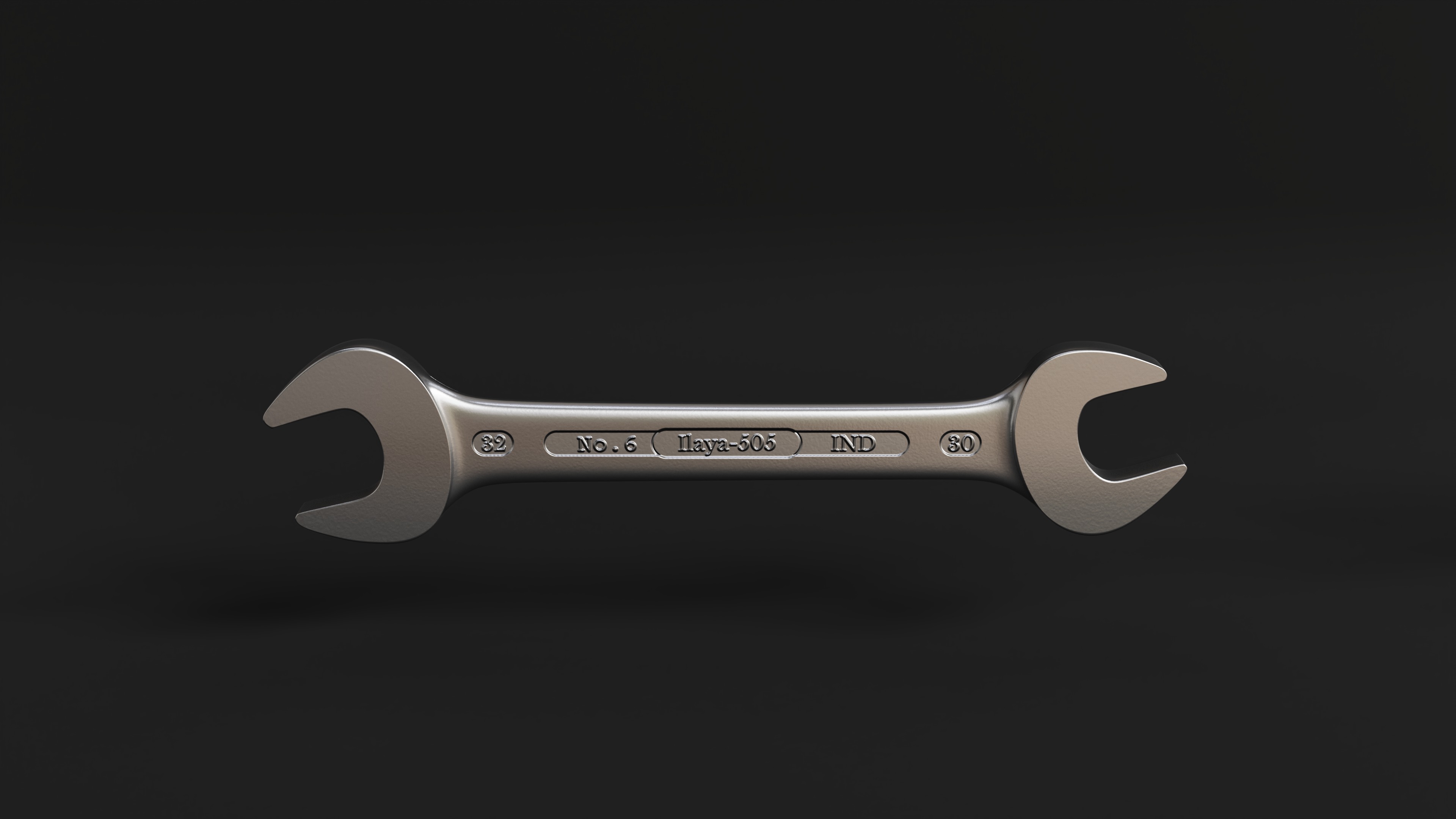 Spanner 3D model_2