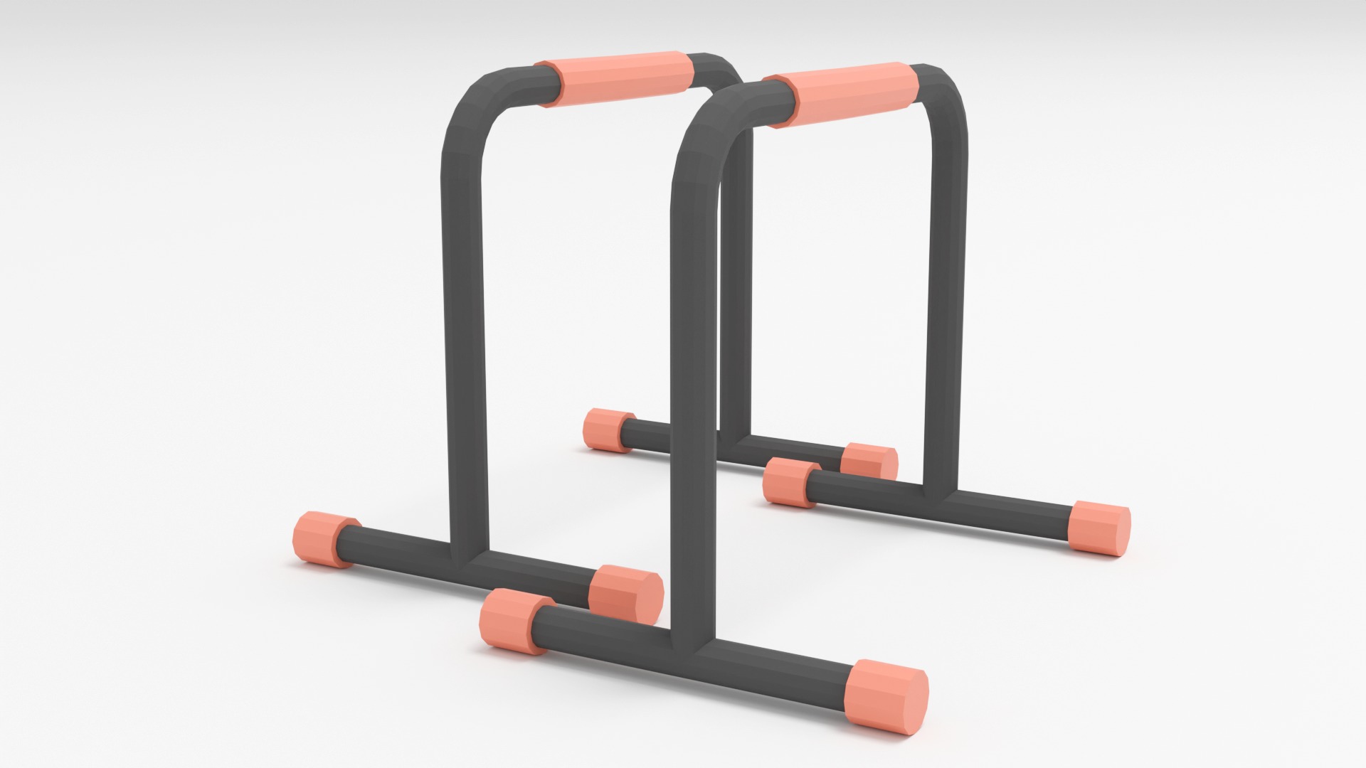 Low Poly Gym Equipment Low-poly 3D model_8