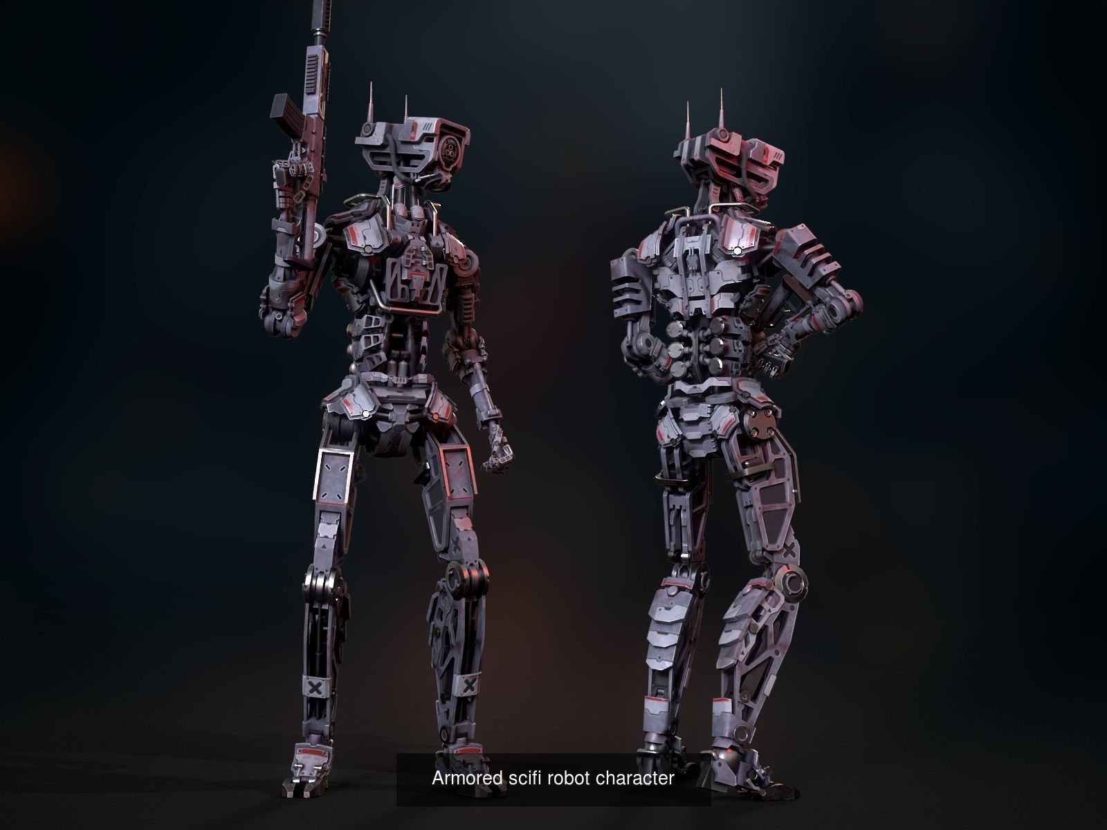 Armored robots team gameready collection _7