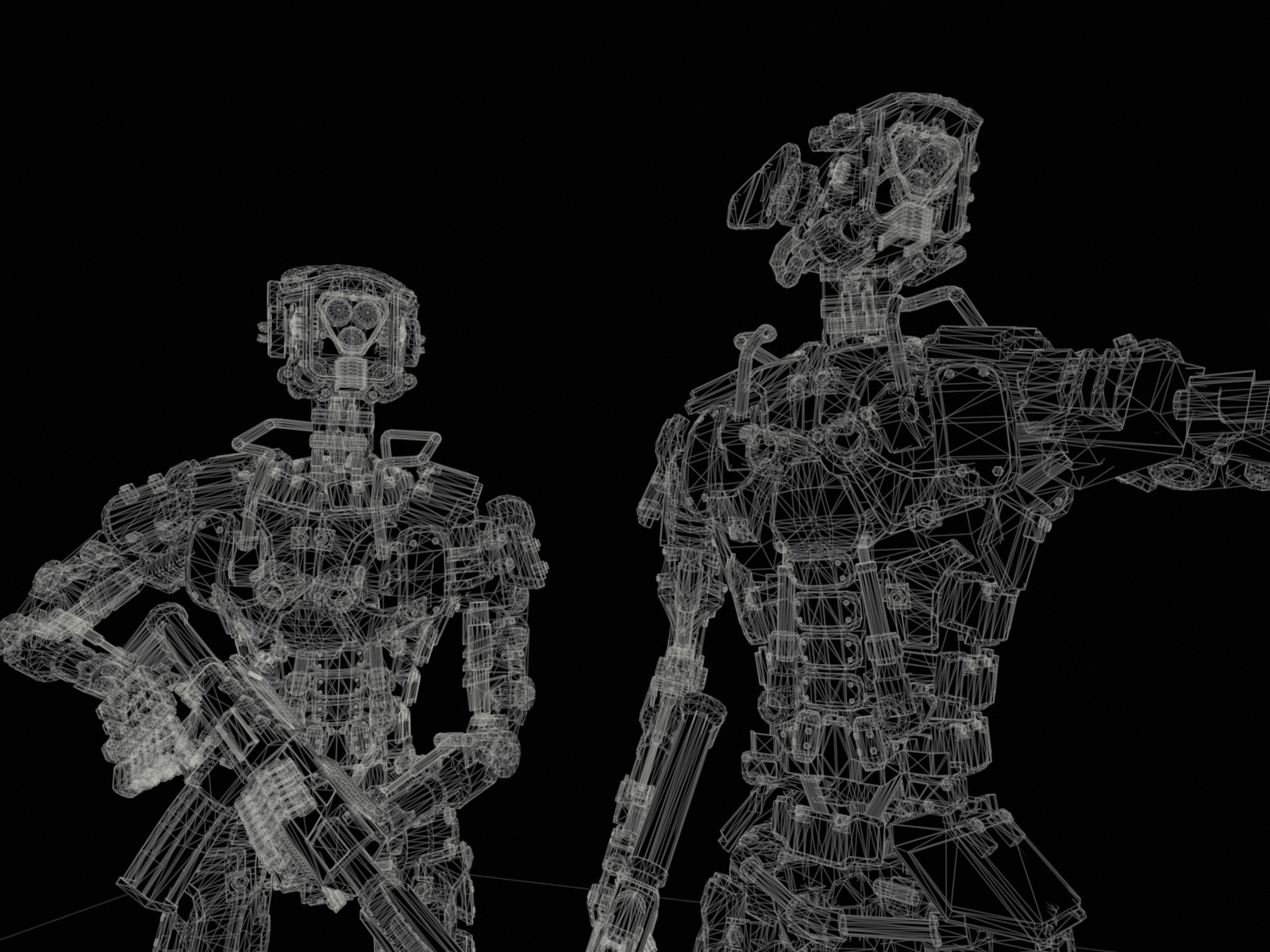 Armored robots team gameready collection _18