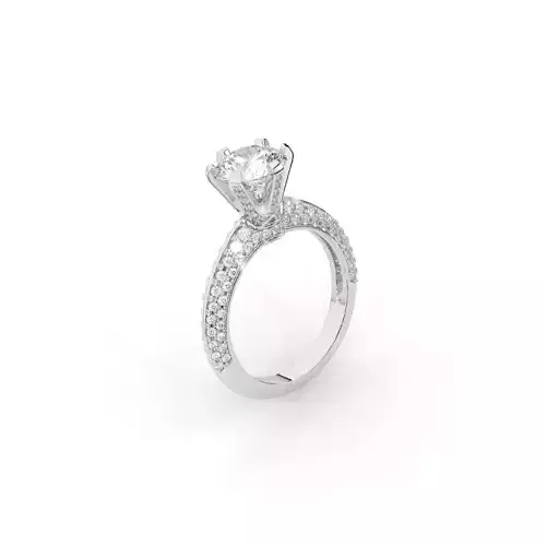 RING DIAMOND - TIFFANY 3D