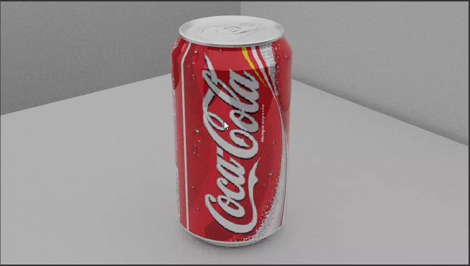 Coke Can 3D model_0