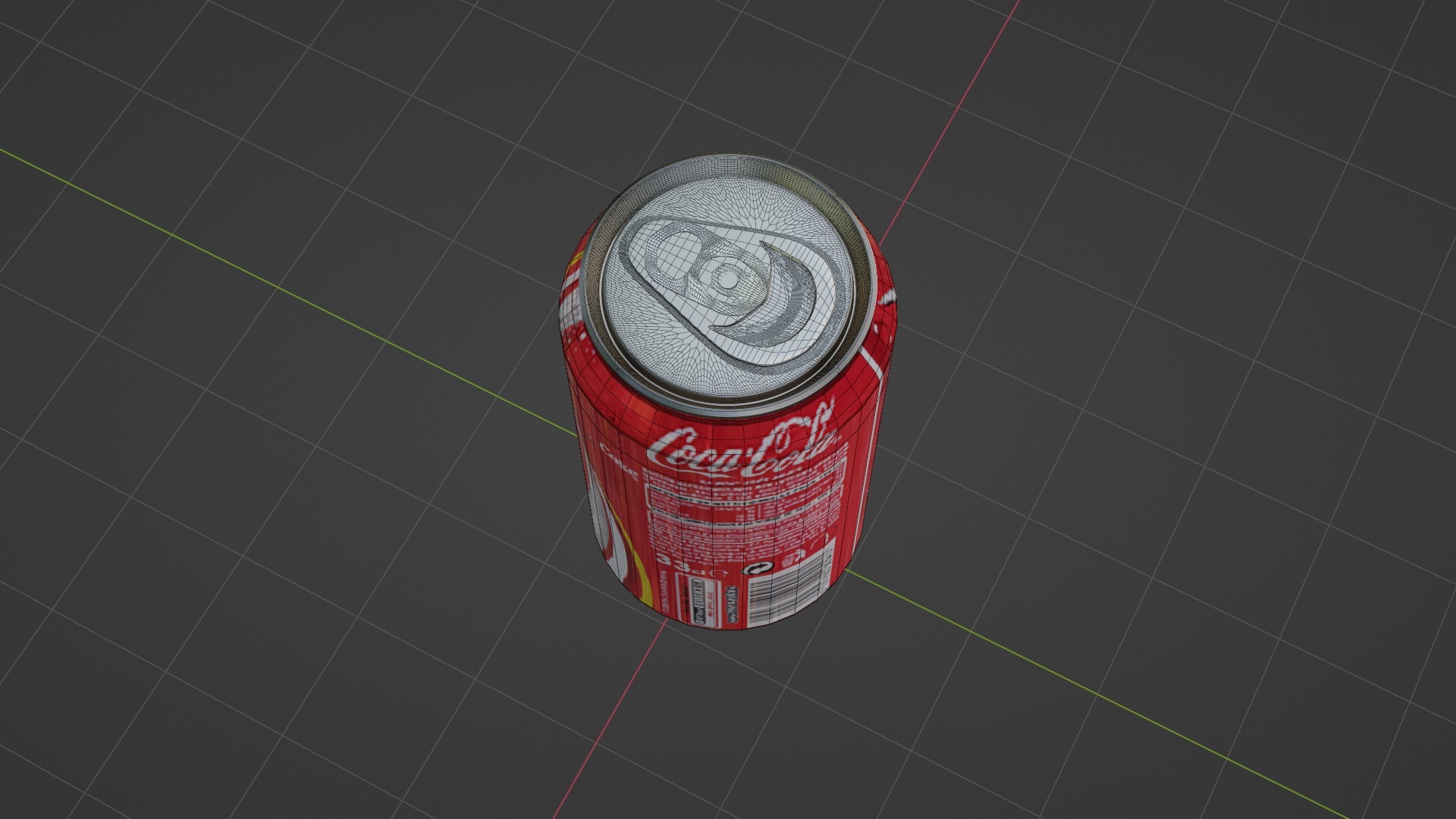 Coke Can 3D model_7