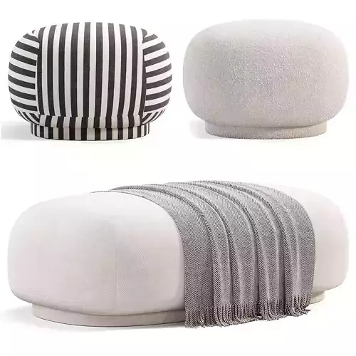 Rico Pouf By 2modern 3D model