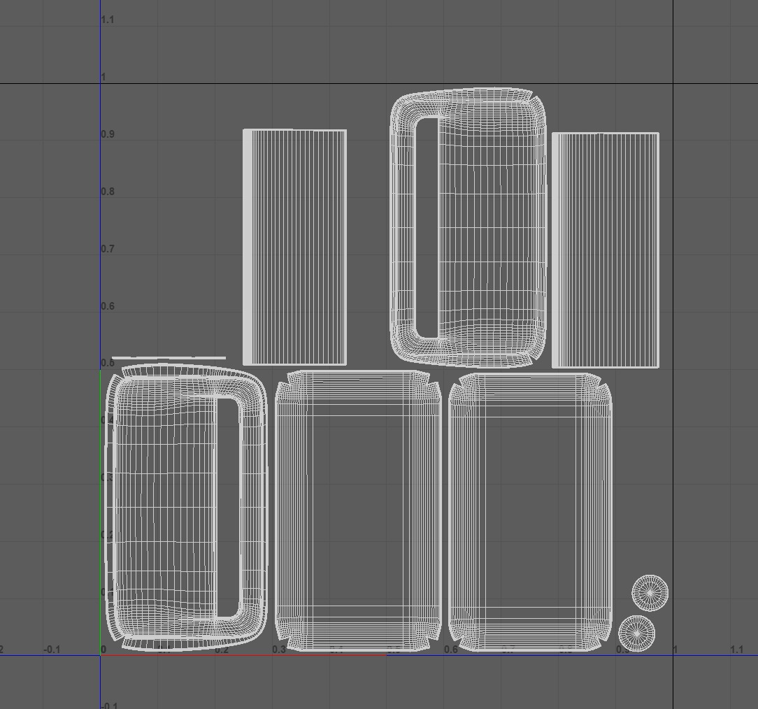 Vacuum sealer Low-poly 3D model_7