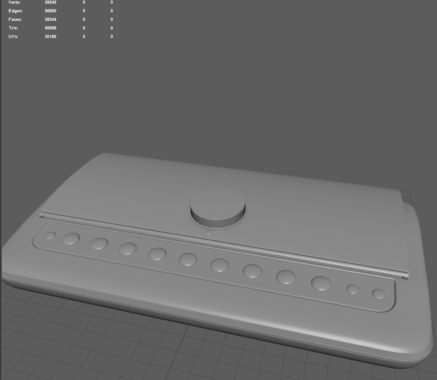 Vacuum sealer Low-poly 3D model_3