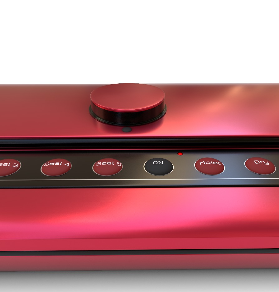 Vacuum sealer Low-poly 3D model_2