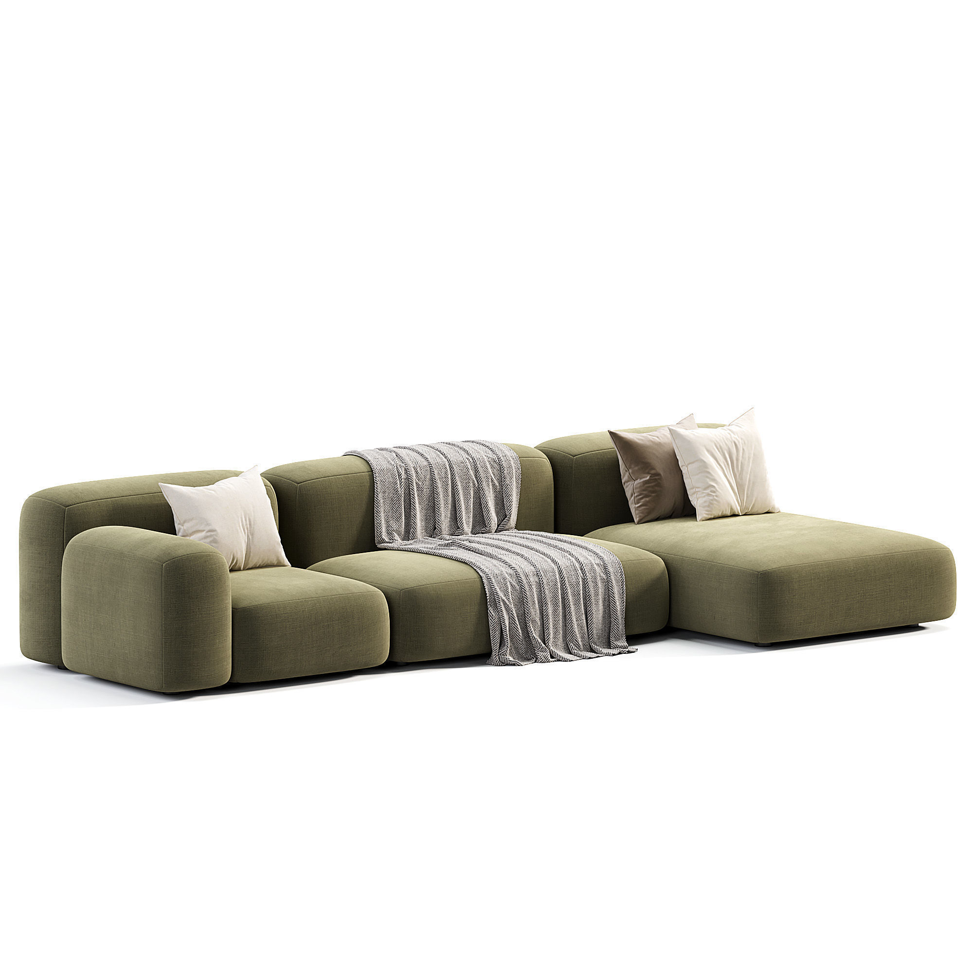 Ribbl Sofa By Divanru Low-poly 3D model_4