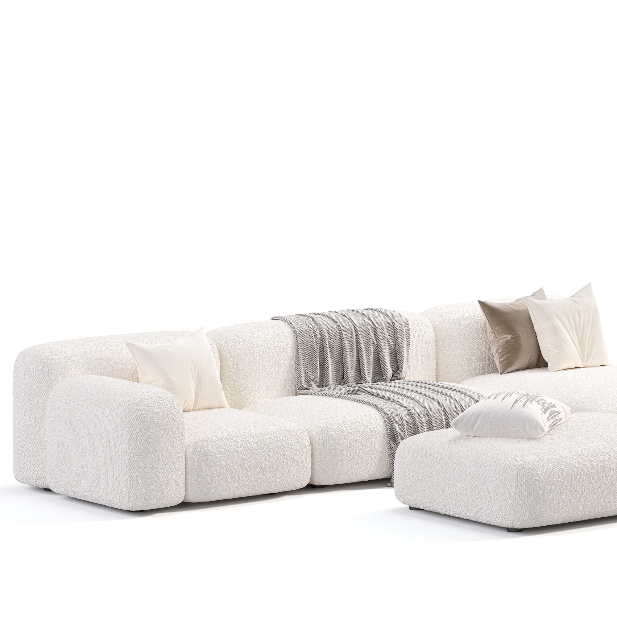 Ribbl Sofa By Divanru Low-poly 3D model_6