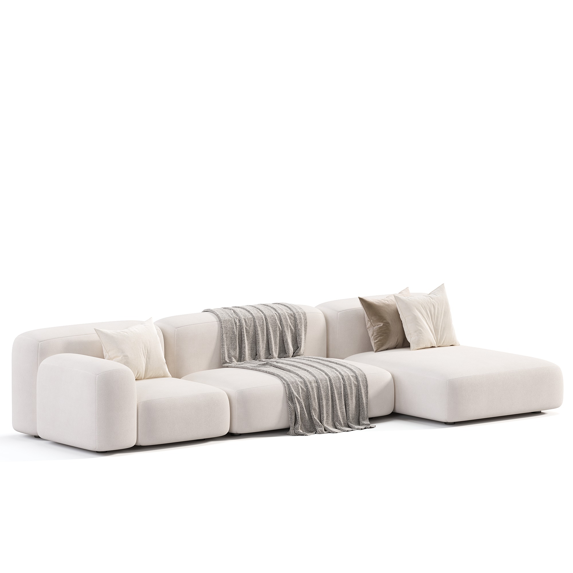 Ribbl Sofa By Divanru Low-poly 3D model_8