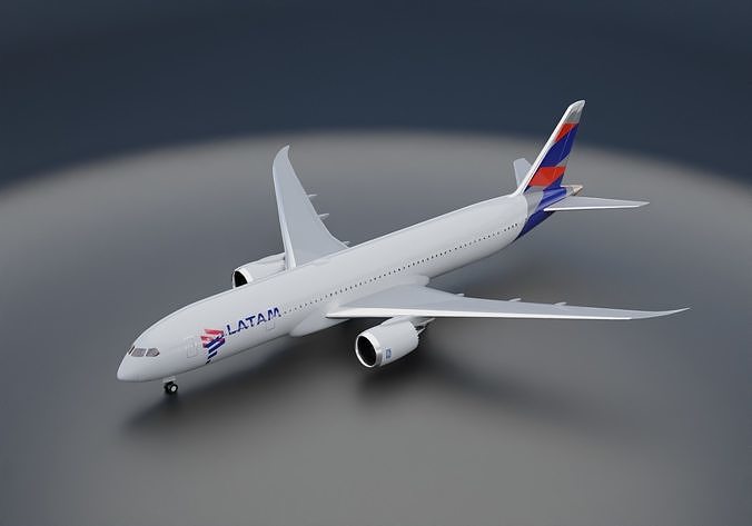 Boeing 787-9 LATAM 3D model