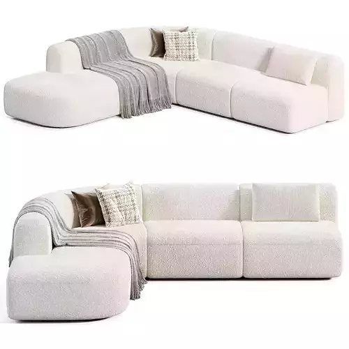 ARTIKO Sofa By MDD Low-poly 3D model