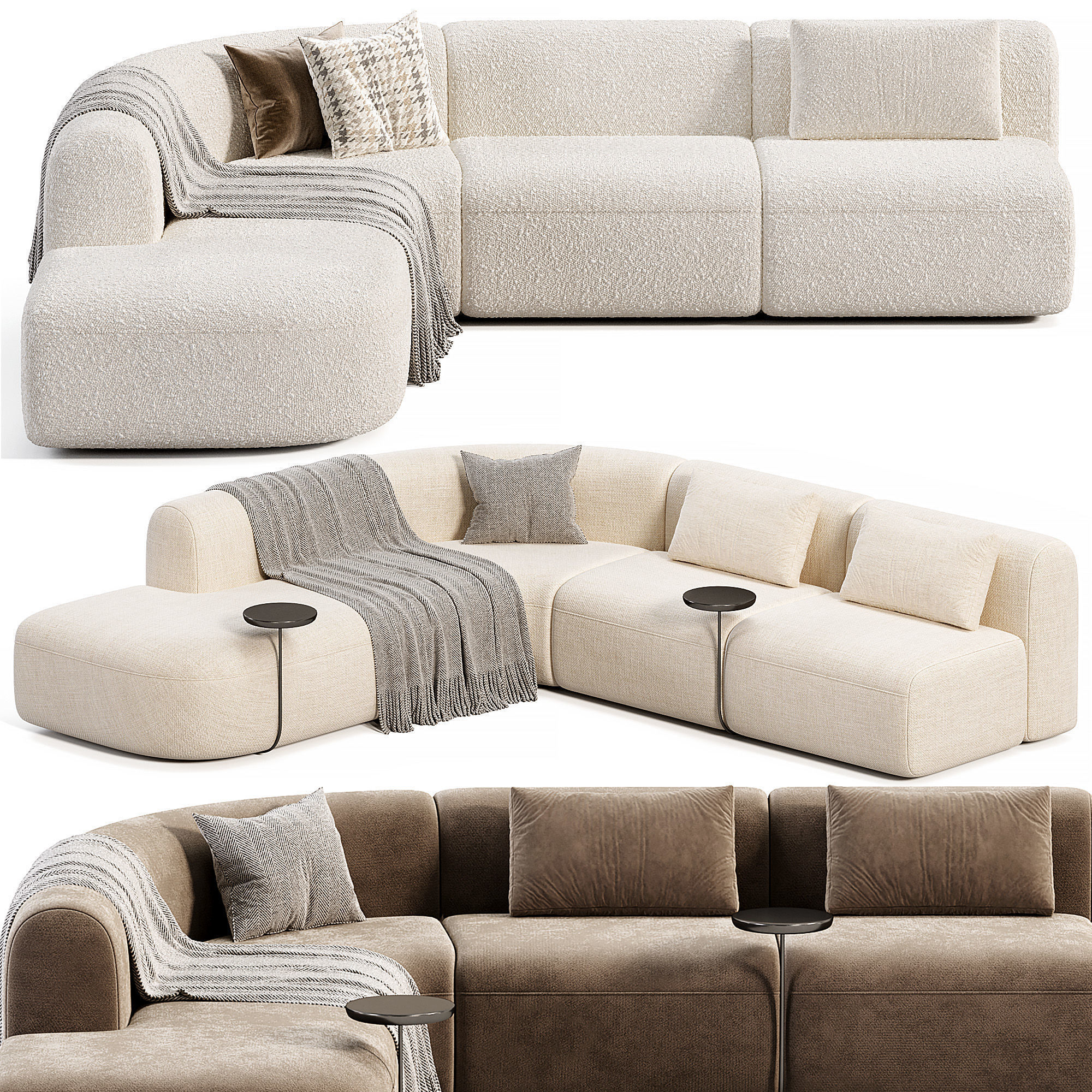 ARTIKO Sofa By MDD Low-poly 3D model_2