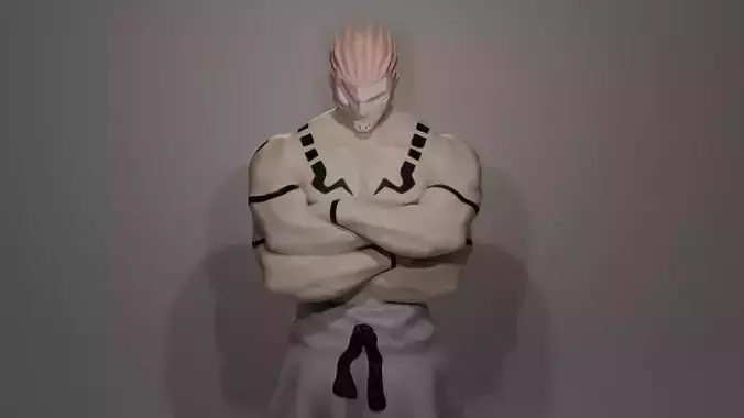 Ryomen Sukuna True Form Figure - Jujutsu Kaisen 3D print model