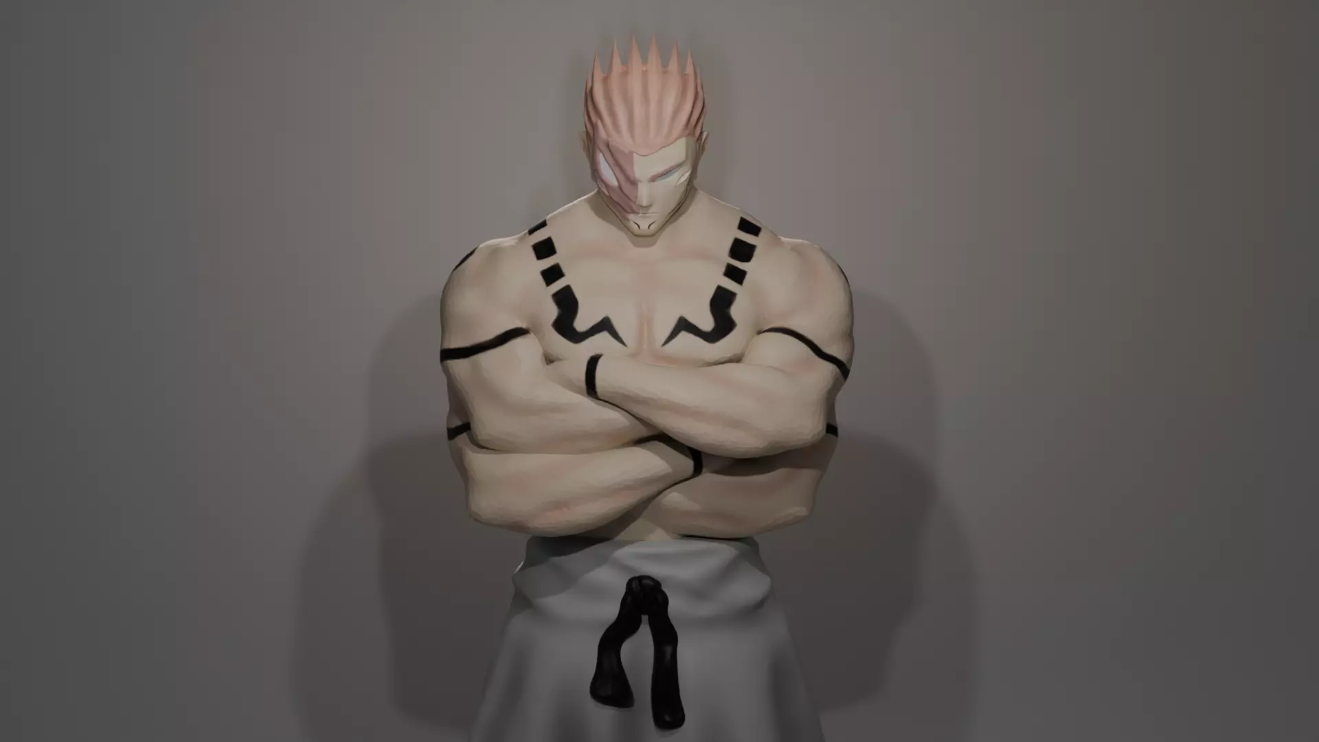 Ryomen Sukuna True Form Figure - Jujutsu Kaisen 3D print model_0