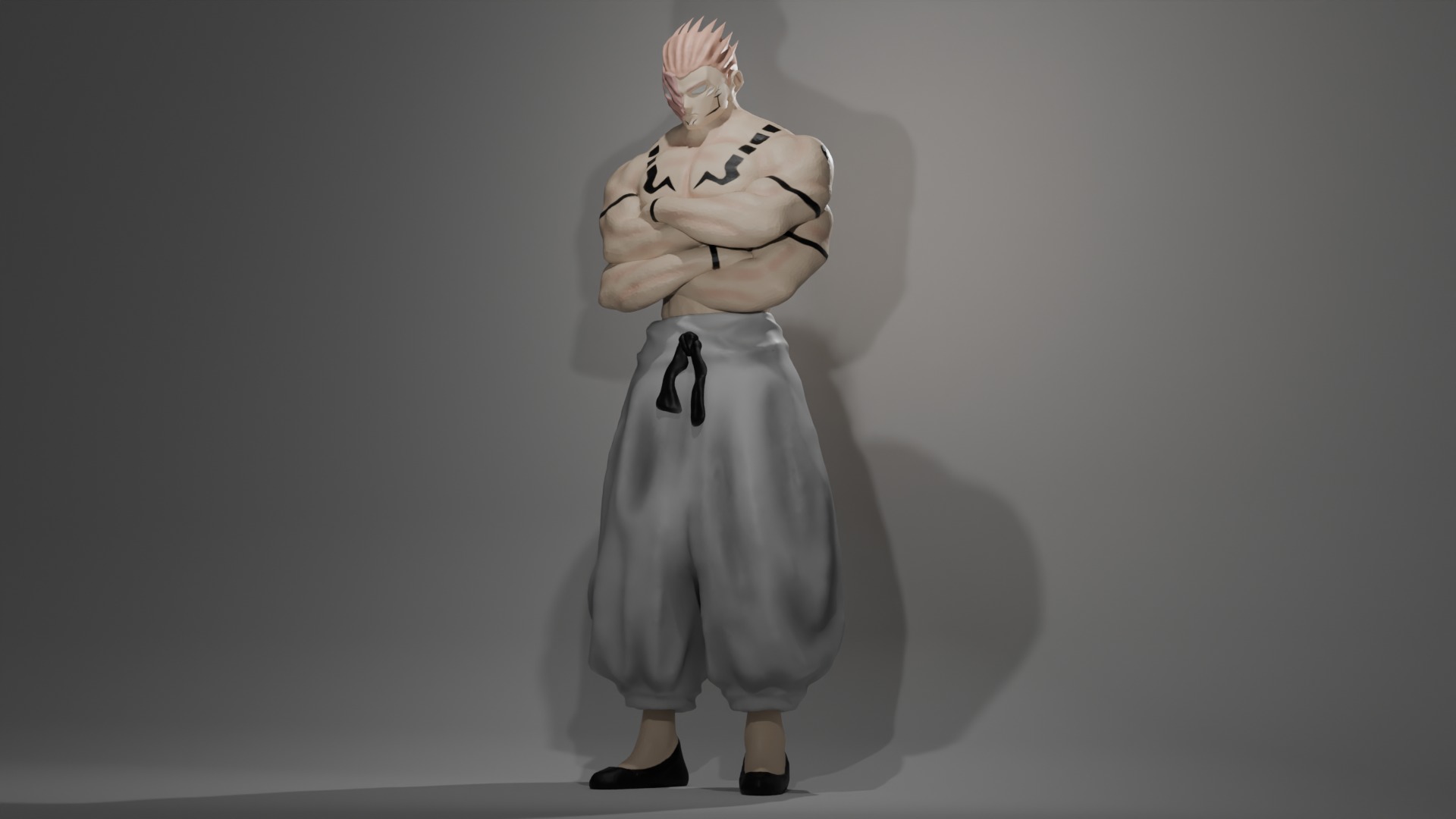 Ryomen Sukuna True Form Figure - Jujutsu Kaisen 3D print model_4