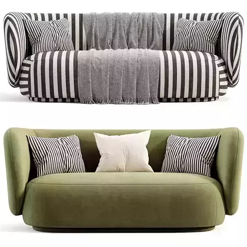 Rico Sofa Low-poly 3D model