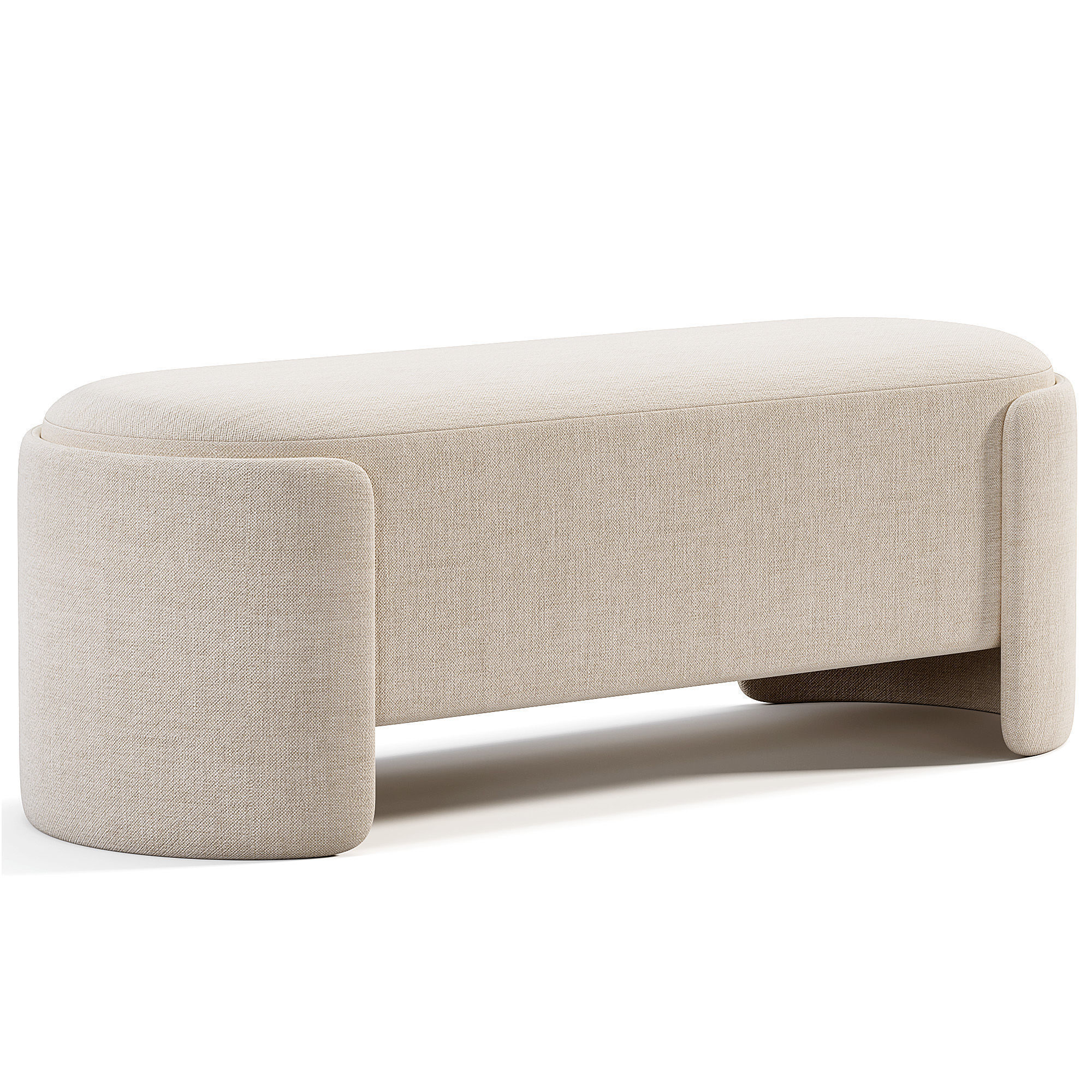 Taks Pouf Low-poly 3D model_4