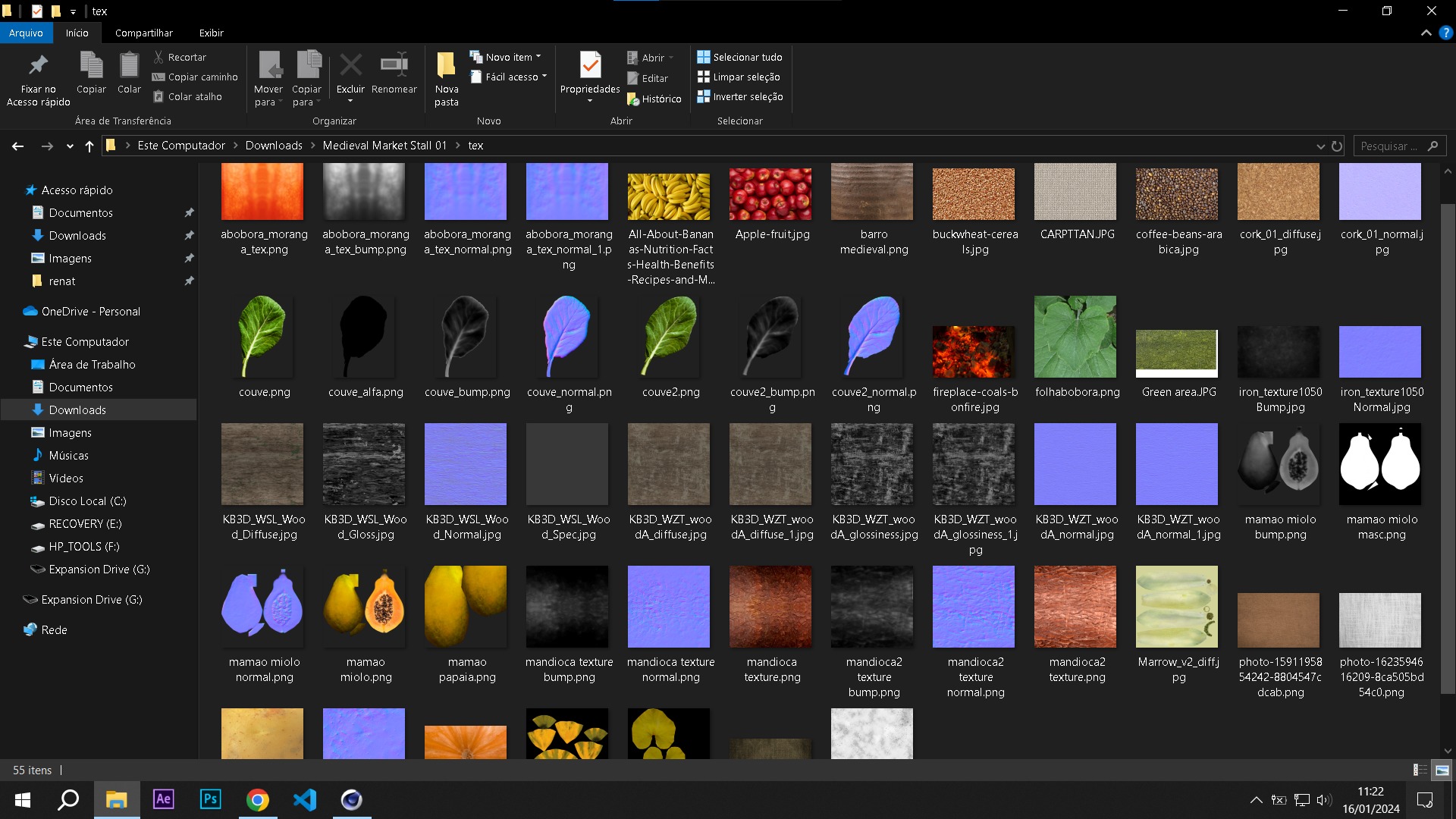 Medieval Market Stall 01 3D model_13