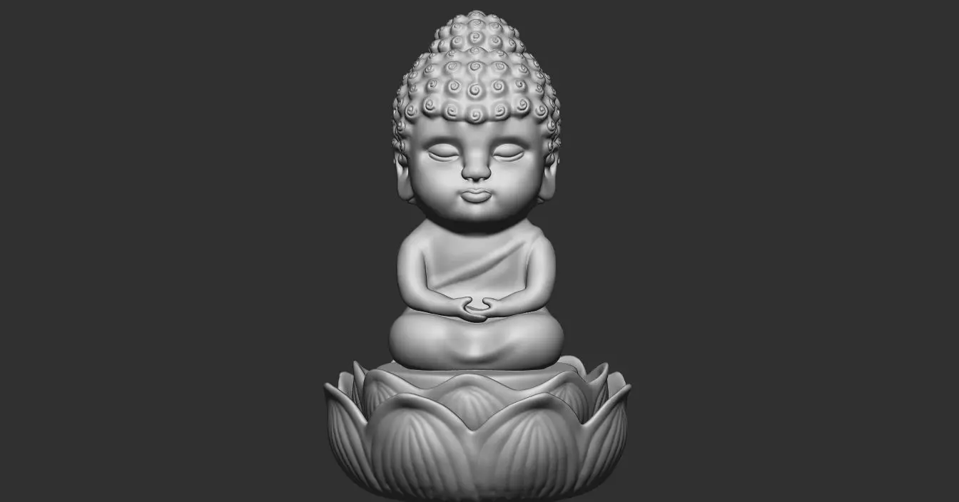 Buddha statue 3D print model