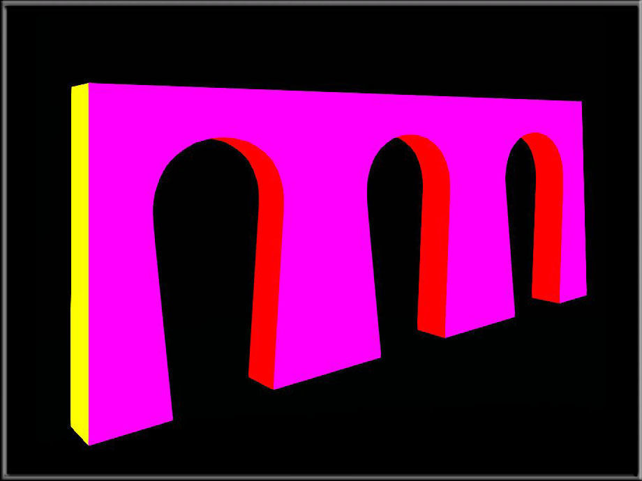 Horseshe Arch 08 Low-poly 3D model_5