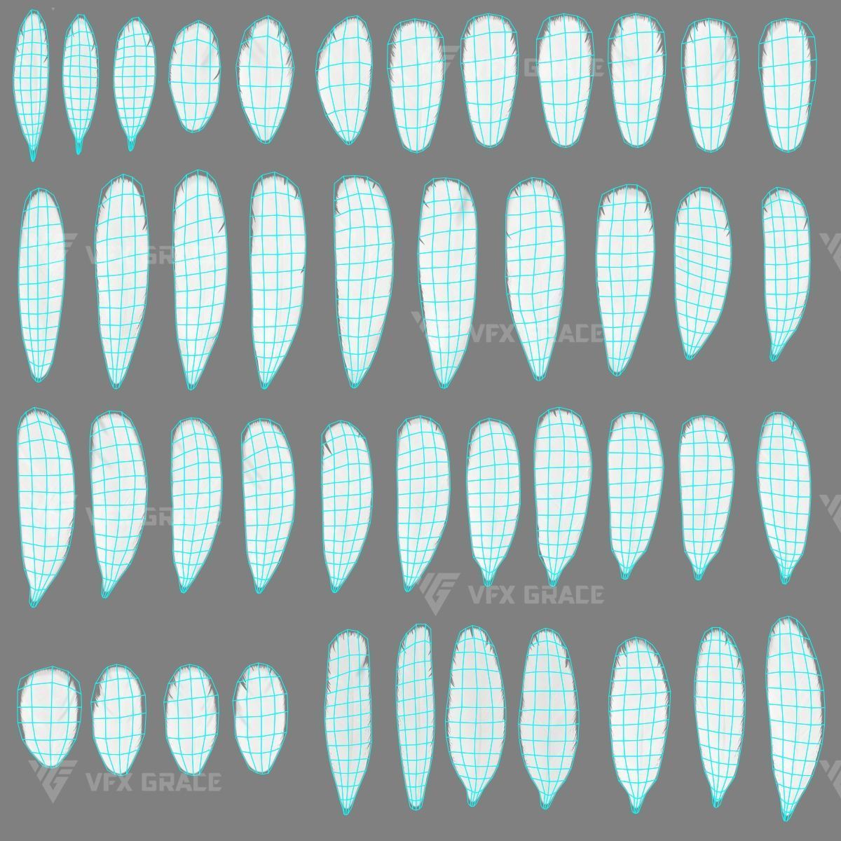 White Pigeon Animation -  VFX Grace 3D model_22