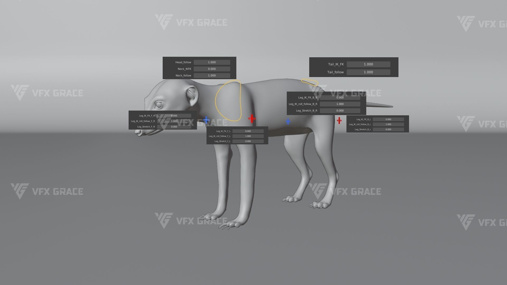Meerkat Animated - VFX Grace 3D model_15
