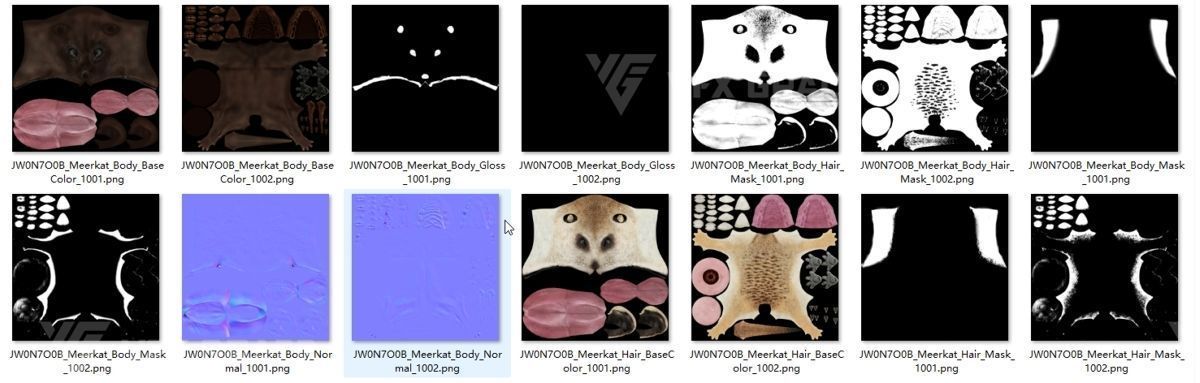 Meerkat Animated - VFX Grace 3D model_18