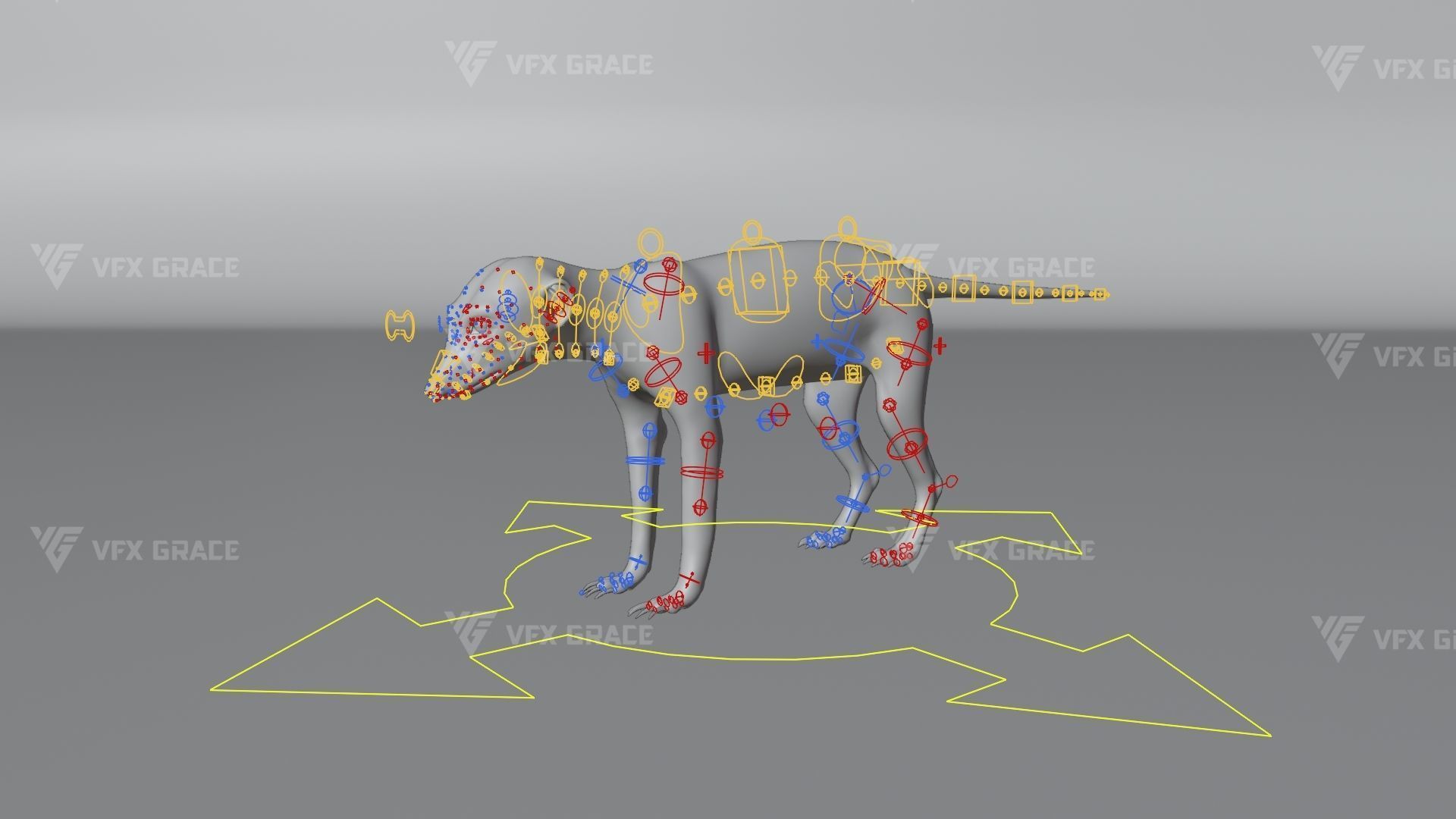 Meerkat Animated - VFX Grace 3D model_14