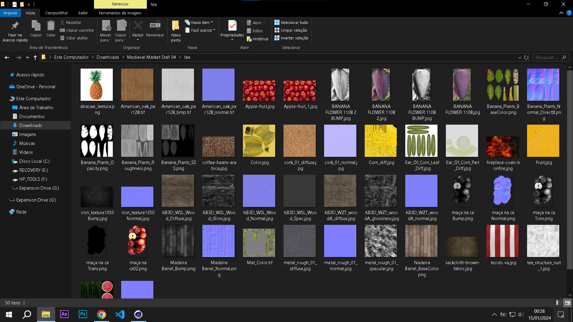Medieval Market Stall 04 3D model_13