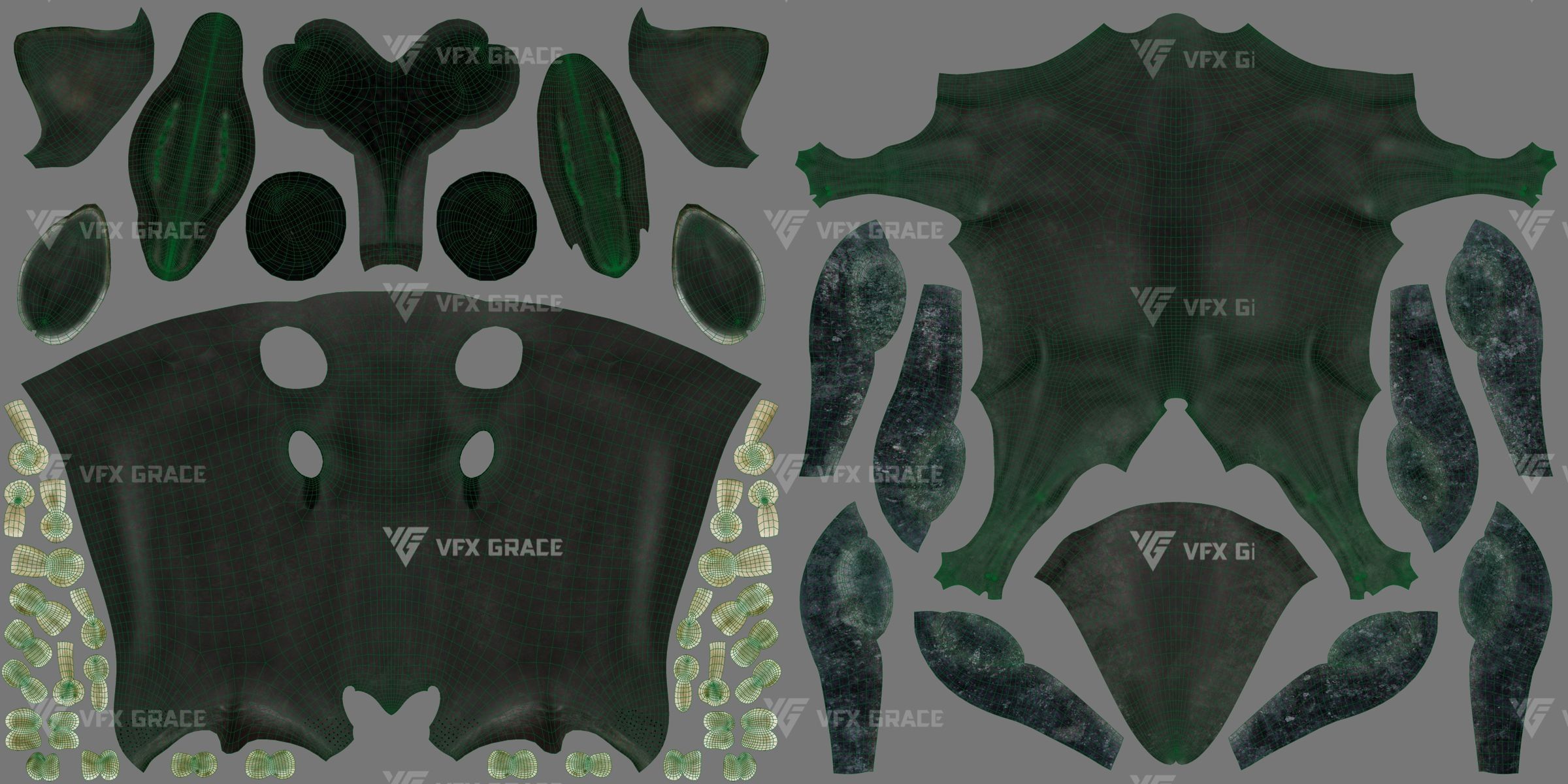 European Mouflon Female Animation - VFX Grace 3D model_20