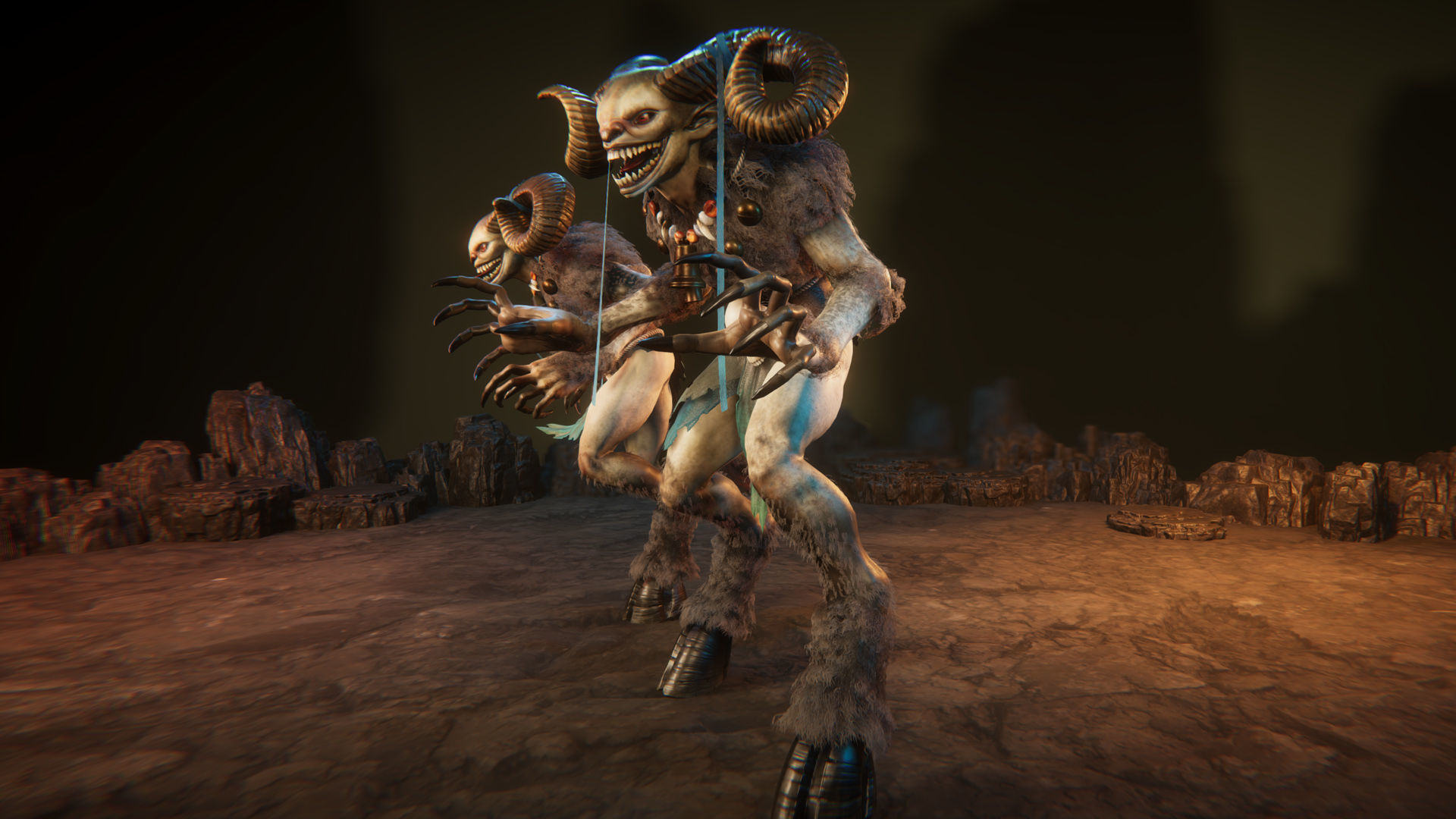 Faunus Low-poly 3D model_6