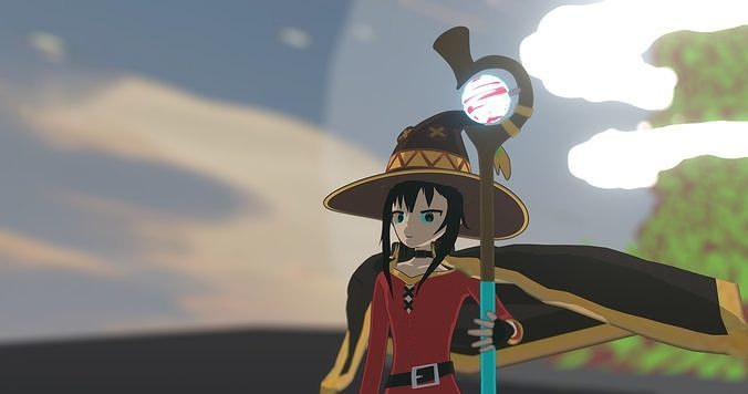 Megumin 3D Model 3D model