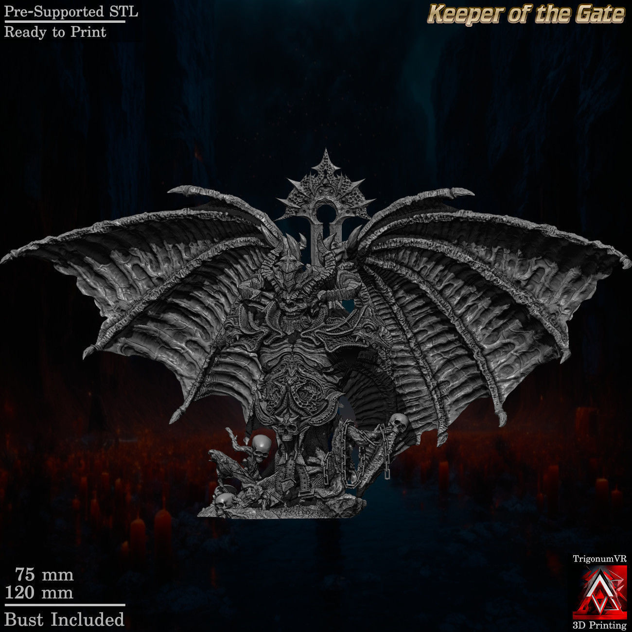 Keeper of the Gate 3D print model_1