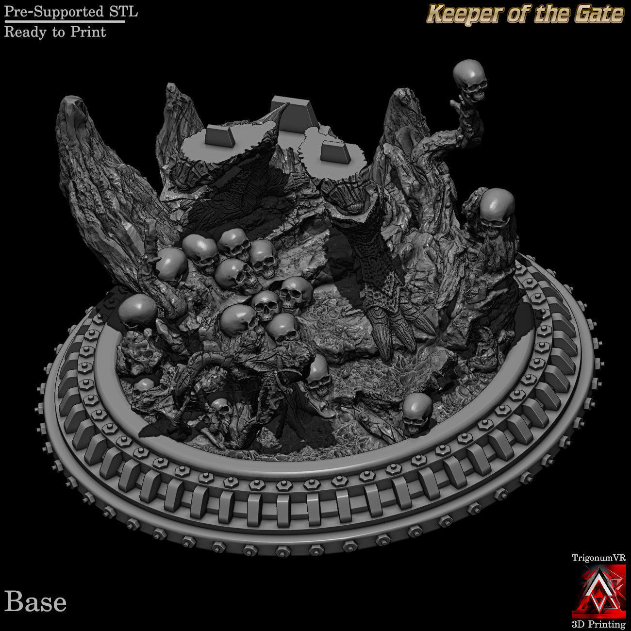 Keeper of the Gate 3D print model_2