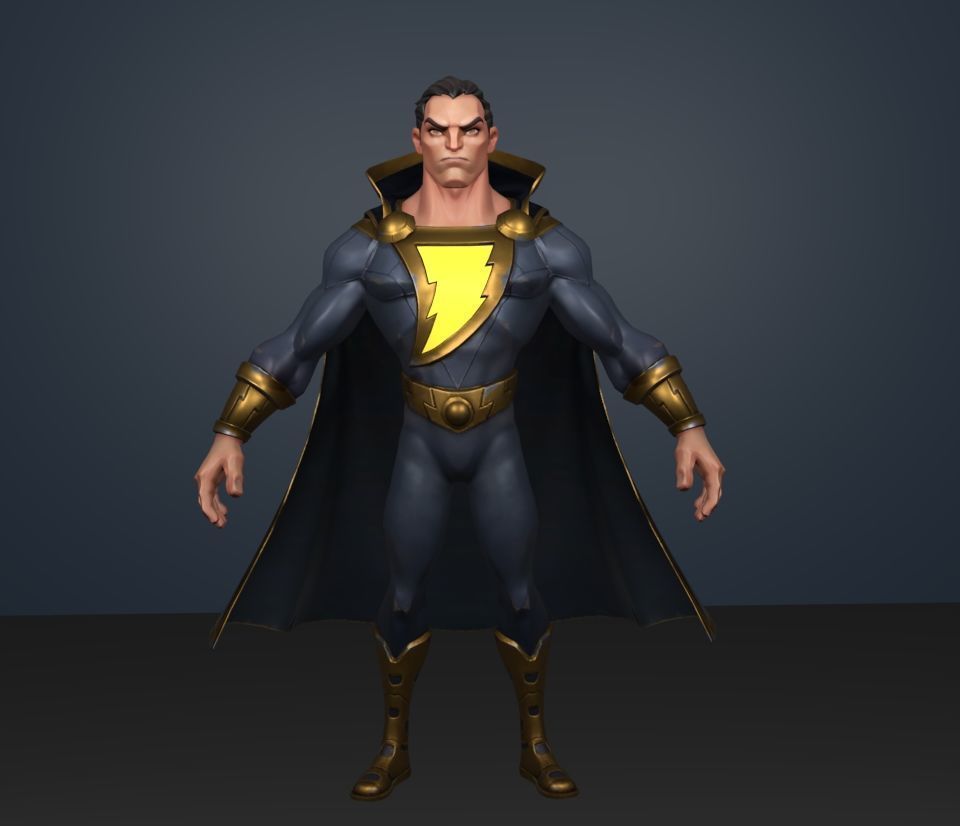 black adam 3D model_1