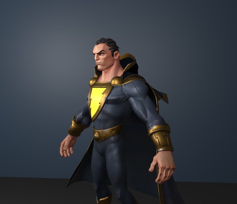 black adam 3D model_2