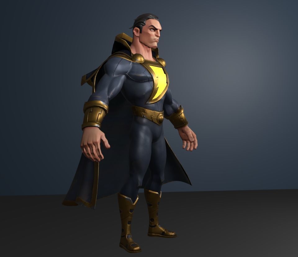 black adam 3D model_3