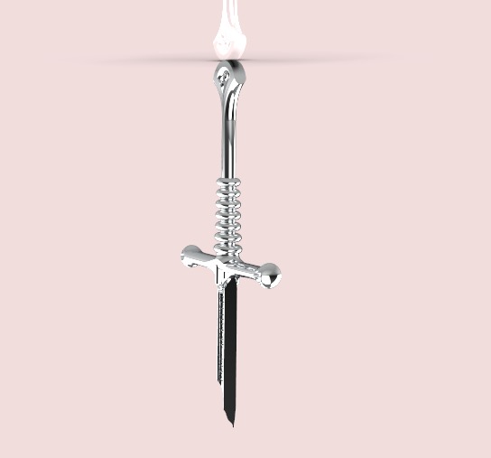 lord of the rings sword 3D print model_12
