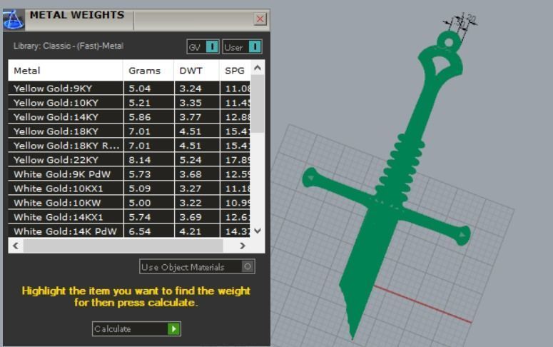 lord of the rings sword 3D print model_15