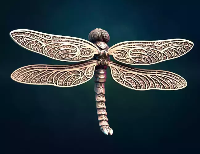 Dragonfly sculpture