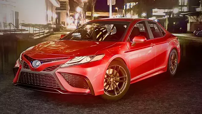 Toyota Camry Hybrid 2022 Rigged