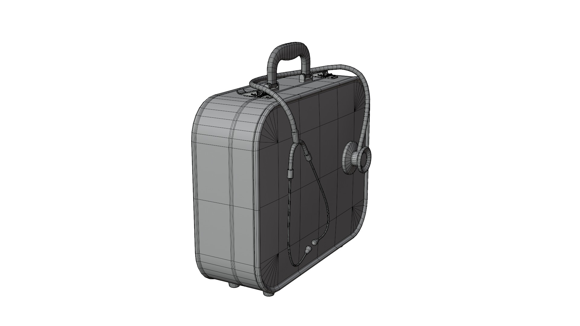 Medical Bag Low-poly 3D model_17