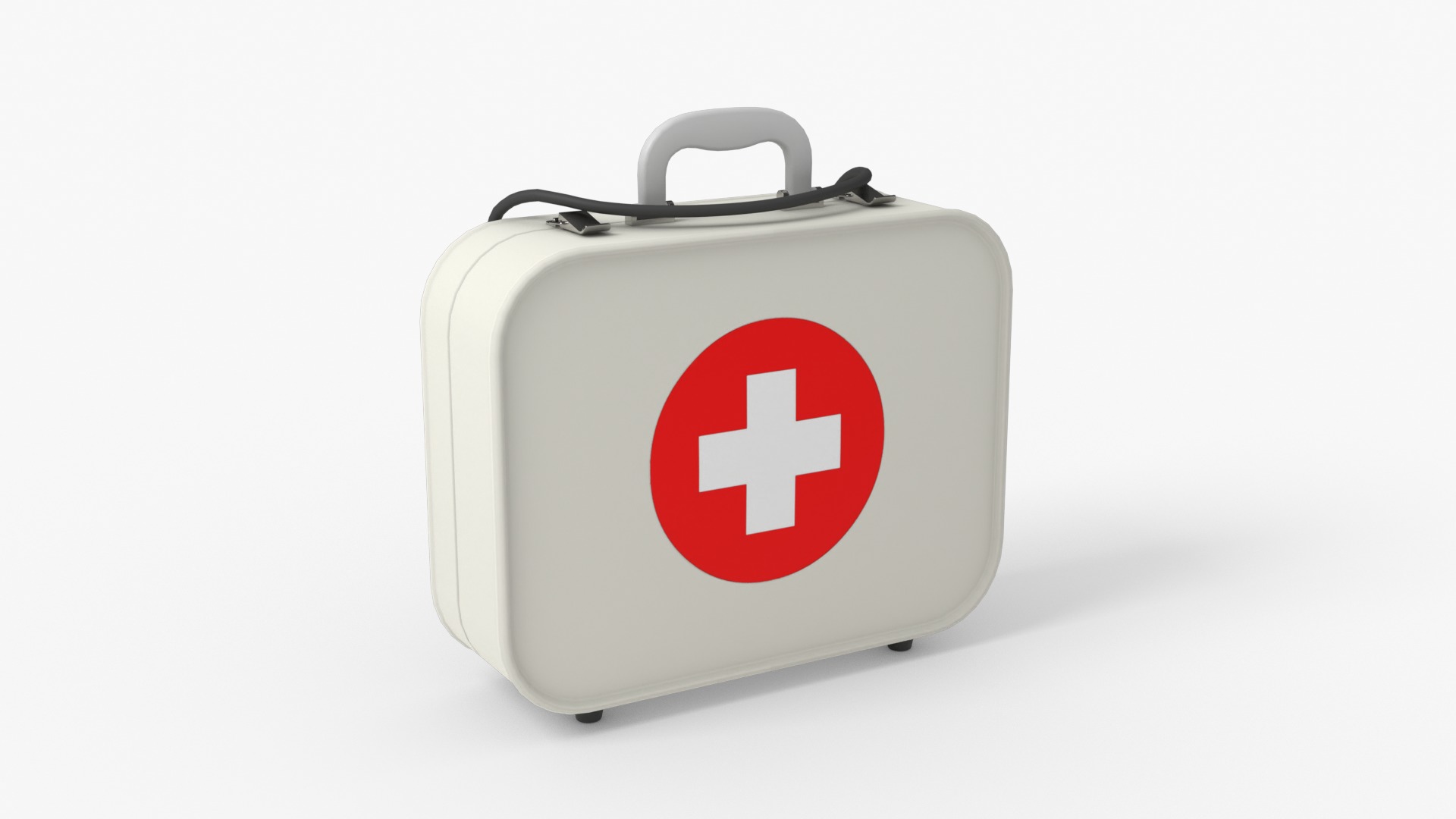 Medical Bag Low-poly 3D model_5