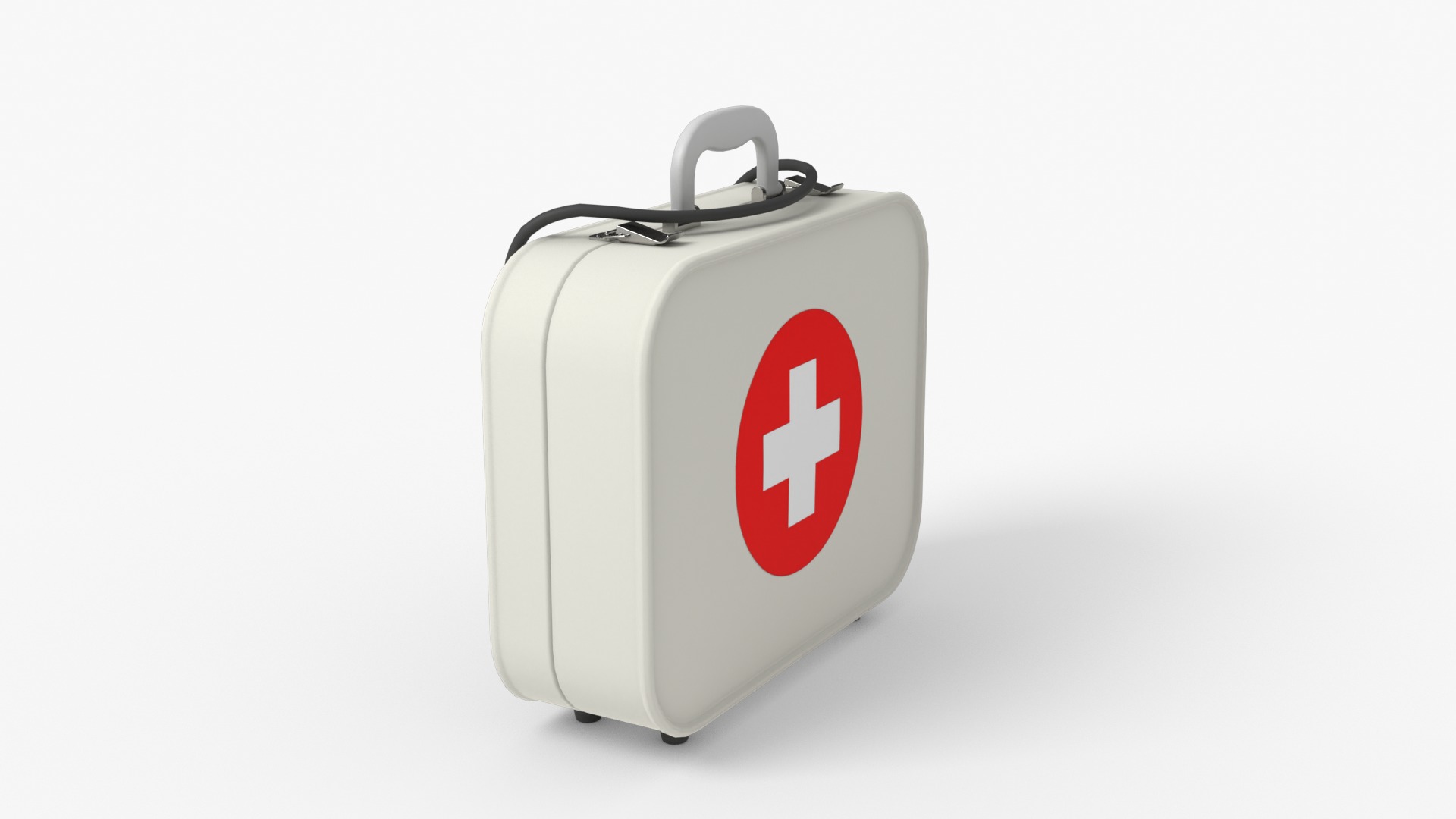 Medical Bag Low-poly 3D model_4