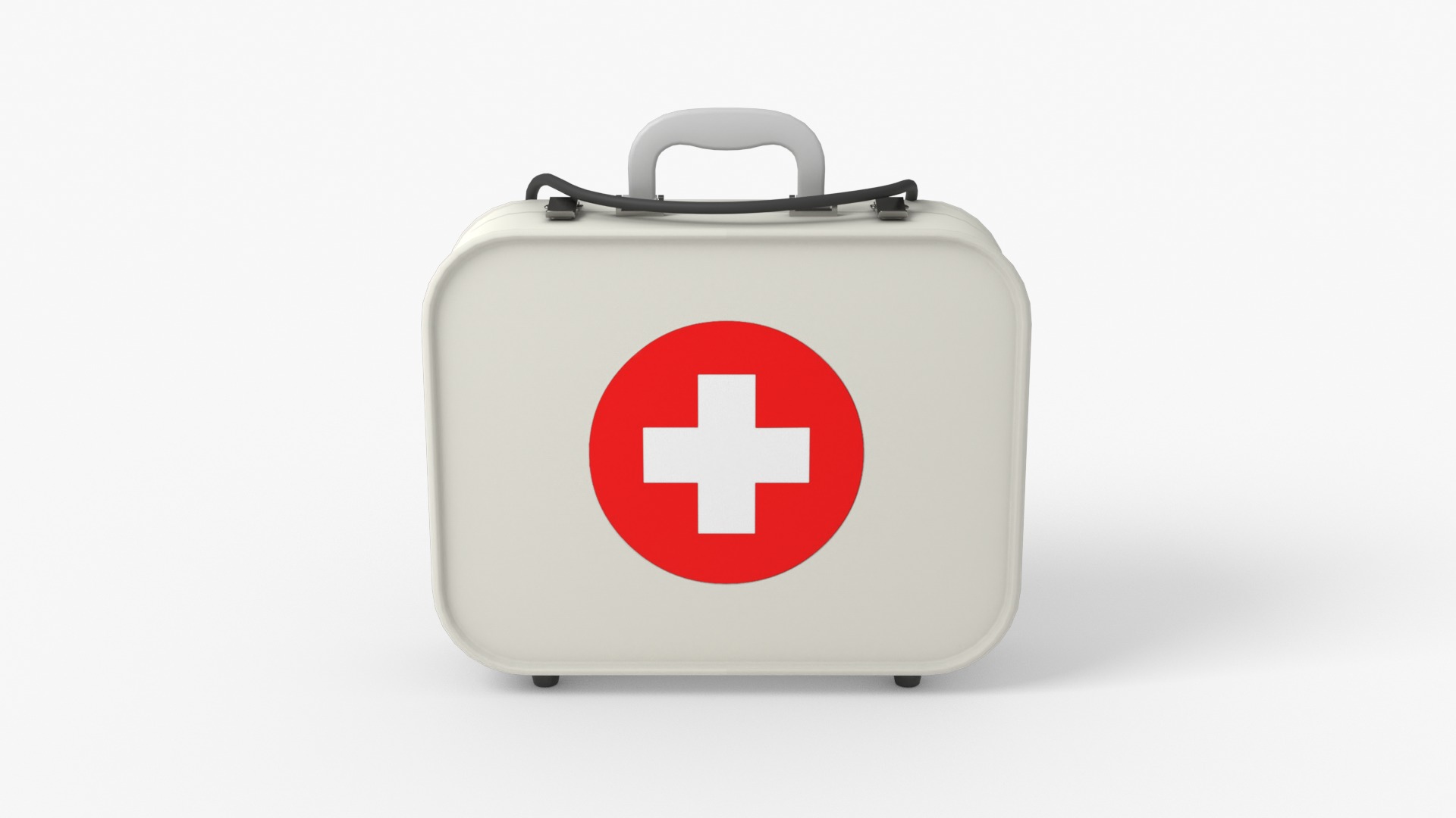 Medical Bag Low-poly 3D model_6